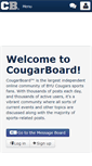 Mobile Screenshot of cougarboard.com
